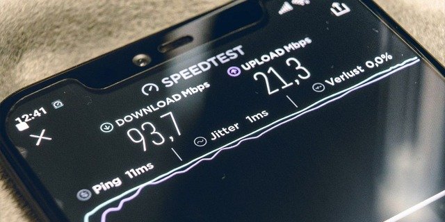 Broadband speed test