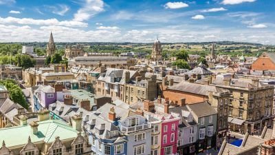 Oxford aerial view