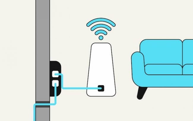 Finally, the Airband engineer will plug in you router and make sure everything is working.