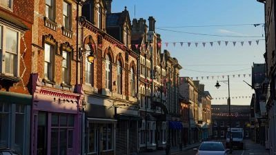A street in the centre of Swindon